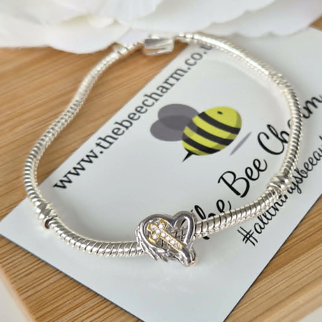 Angel Cross Charm