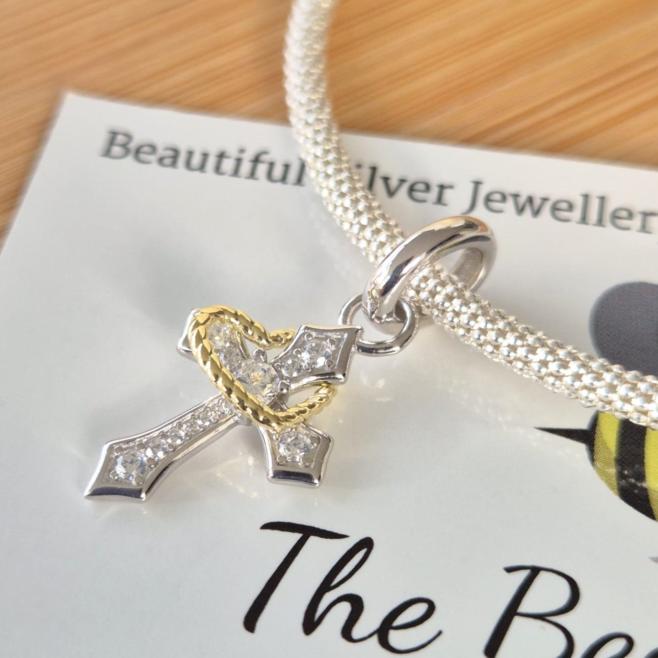 Cross Charm - The Bee Charm