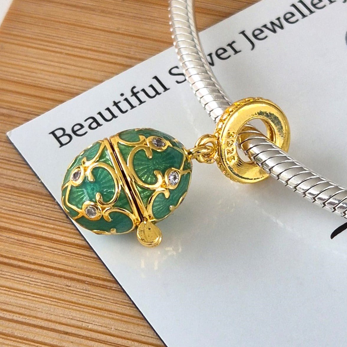 Faberge Egg Charm - The Bee Charm