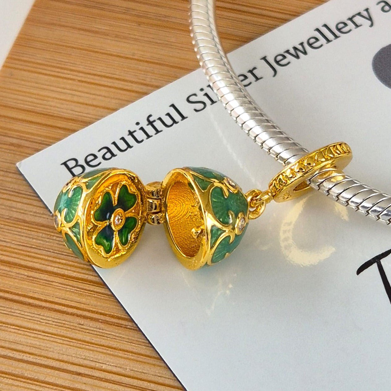 Faberge Egg Charm - The Bee Charm