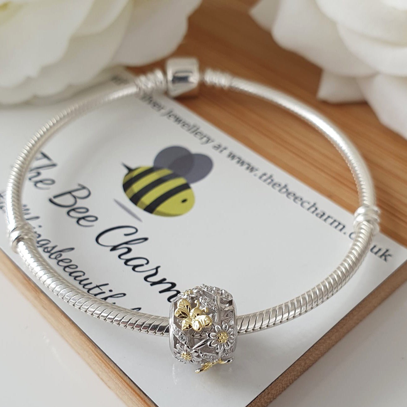 Golden Bee Charm - The Bee Charm