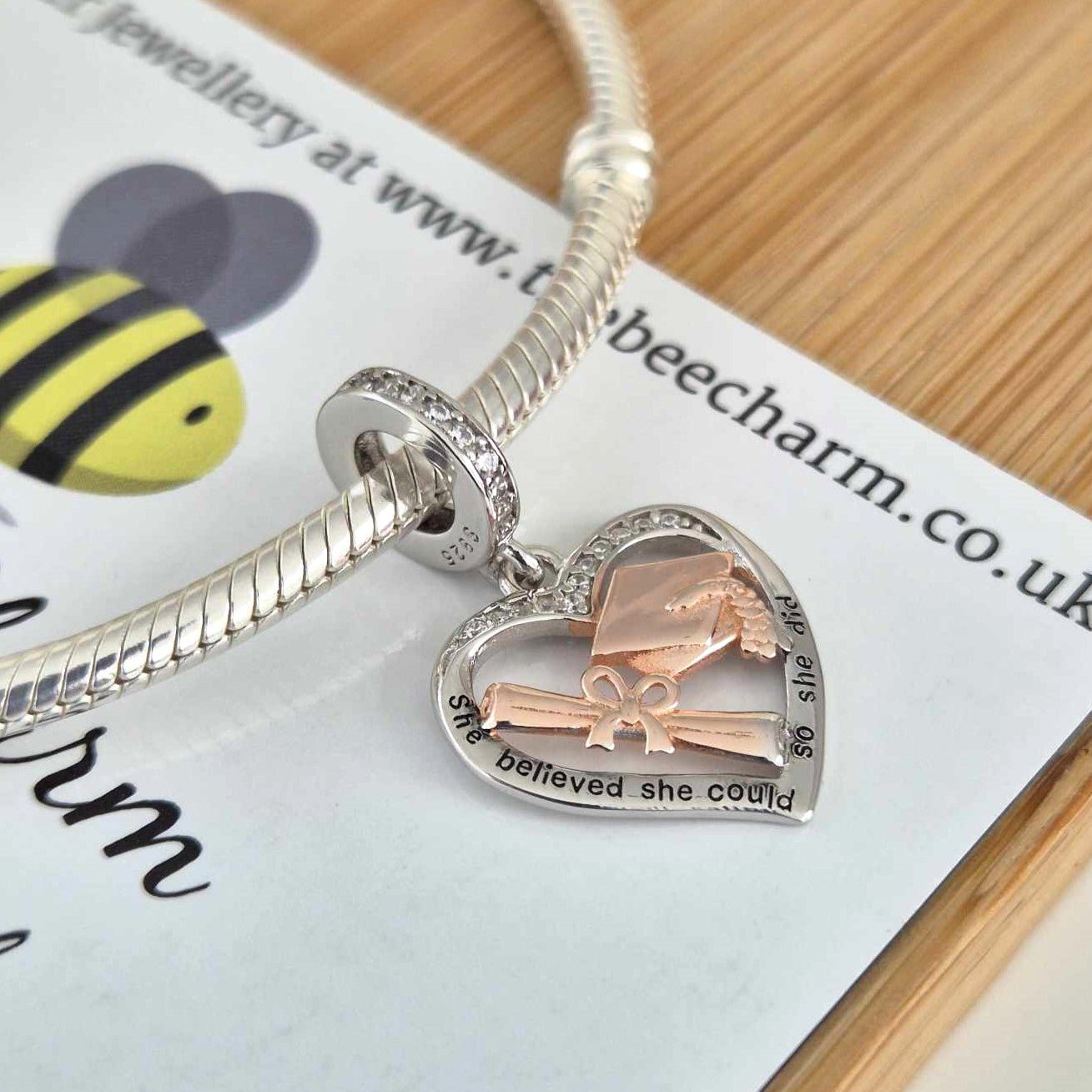 Graduation Charm - The Bee Charm