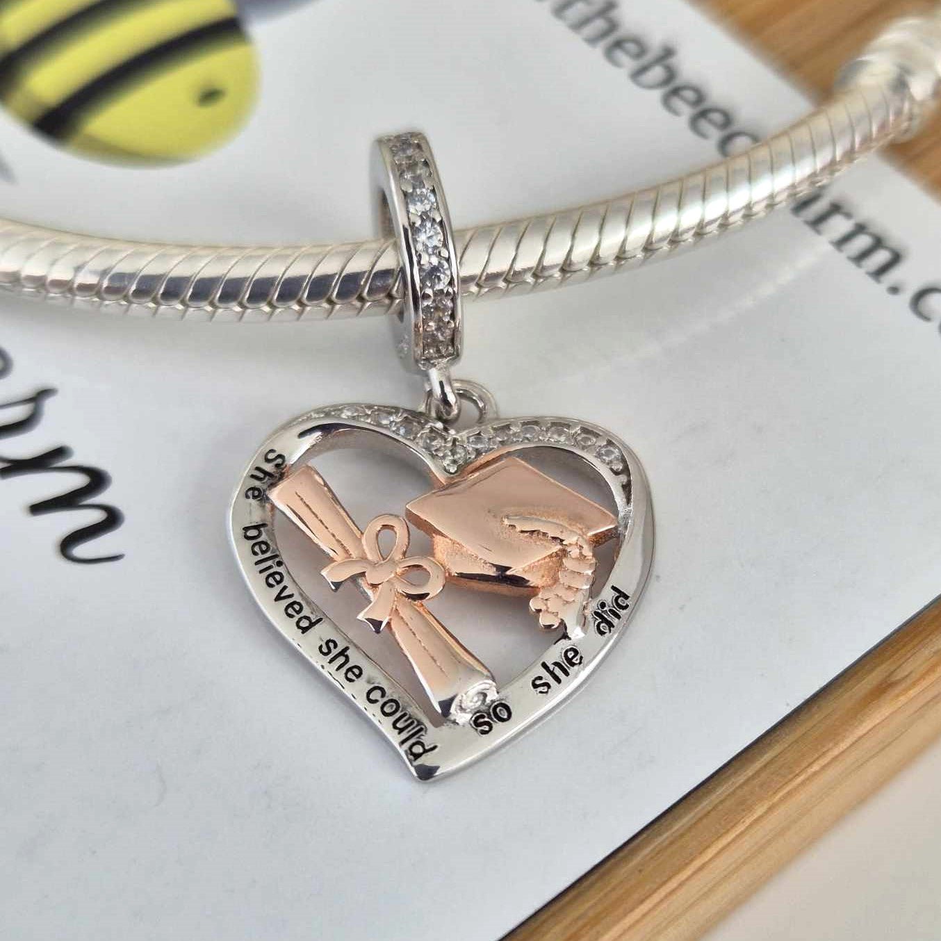 Graduation Charm - The Bee Charm