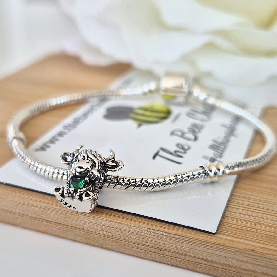 Hyland Cow Charm - The Bee Charm