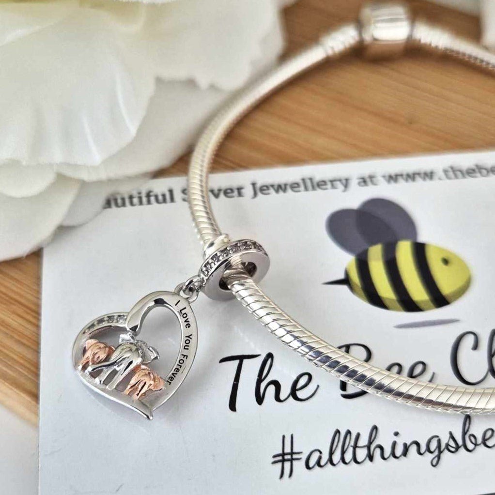 I Love You Forever Charm - The Bee Charm