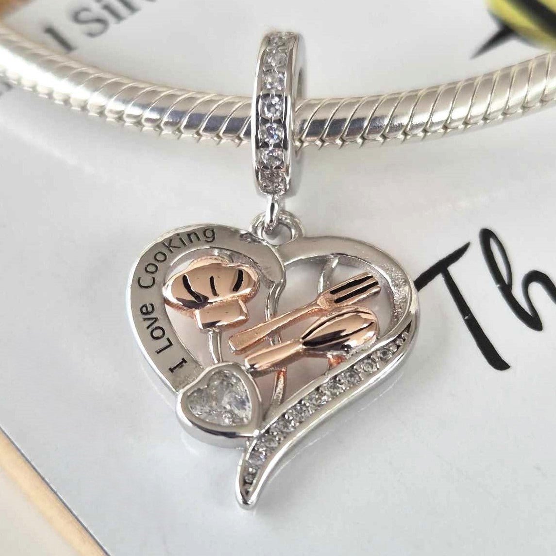 Love To Cook Charm - The Bee Charm