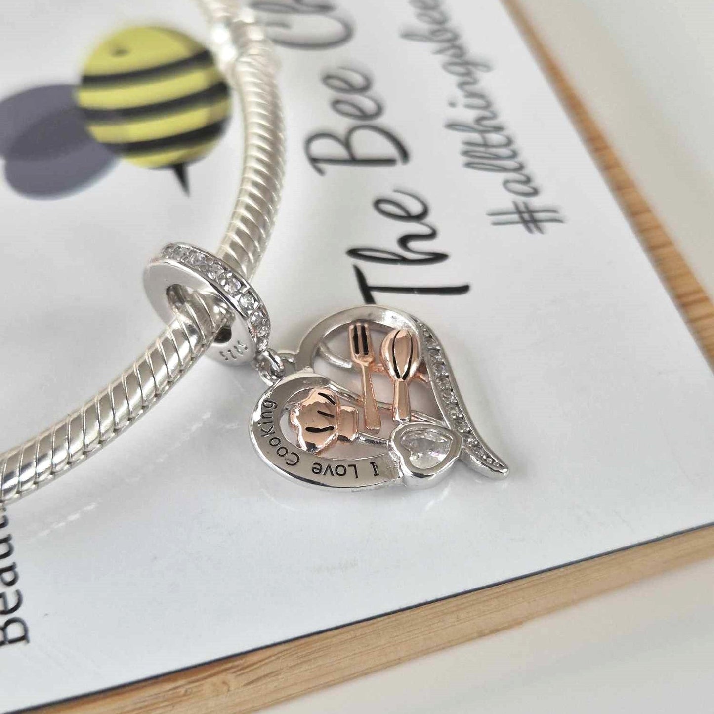 Love To Cook Charm - The Bee Charm
