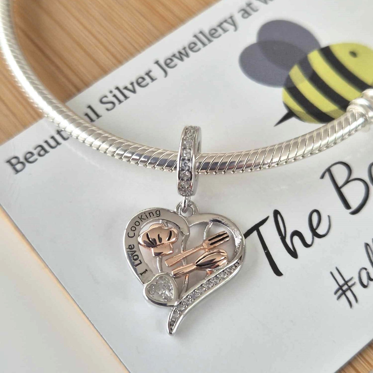 Love To Cook Charm - The Bee Charm
