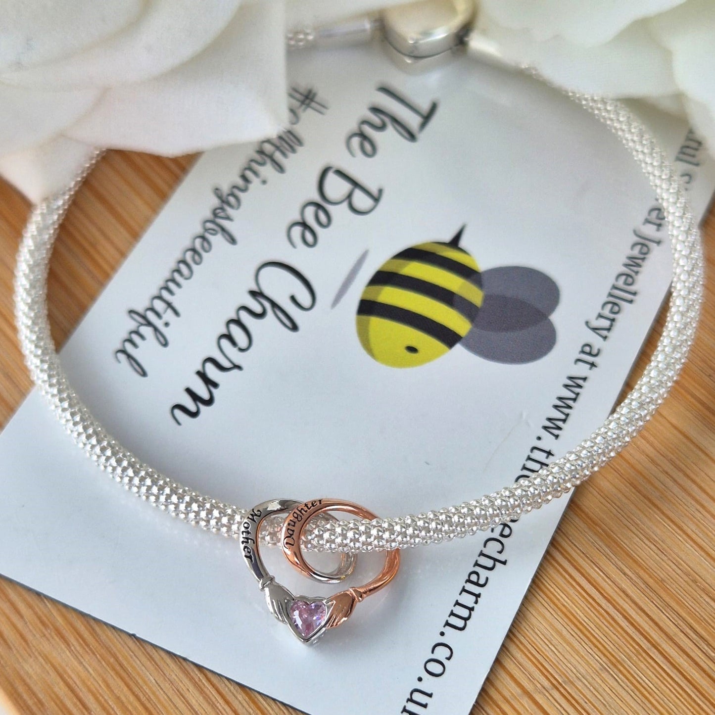 Mother and Daughter Charm - The Bee Charm