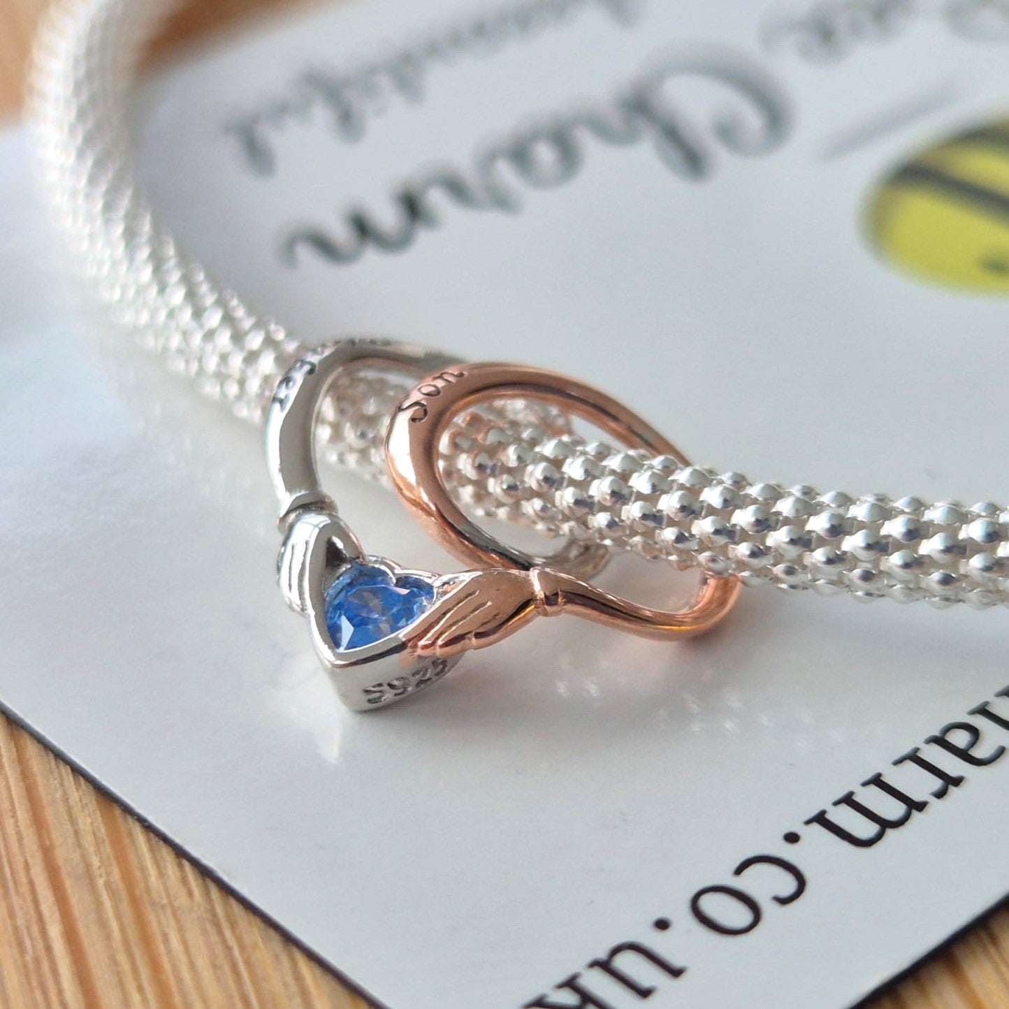 Mother and Son Charm - The Bee Charm