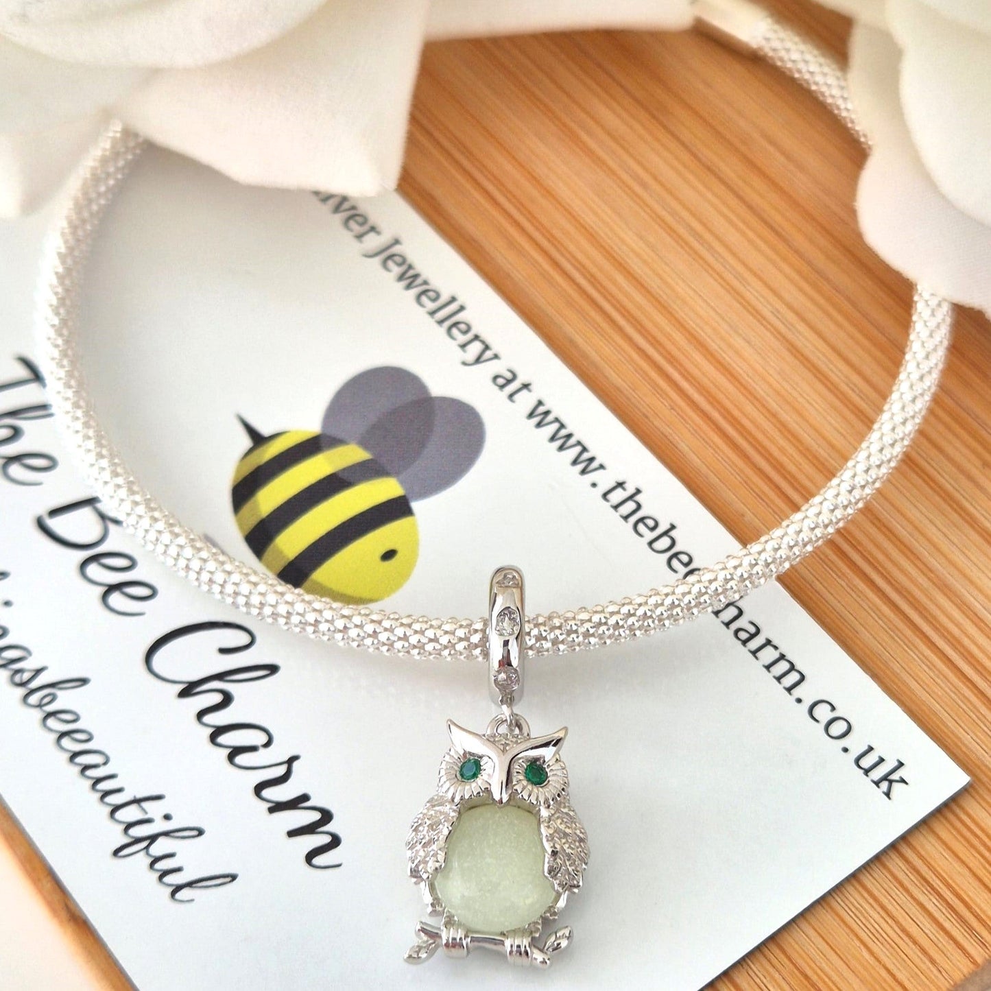 Owl Charm - The Bee Charm