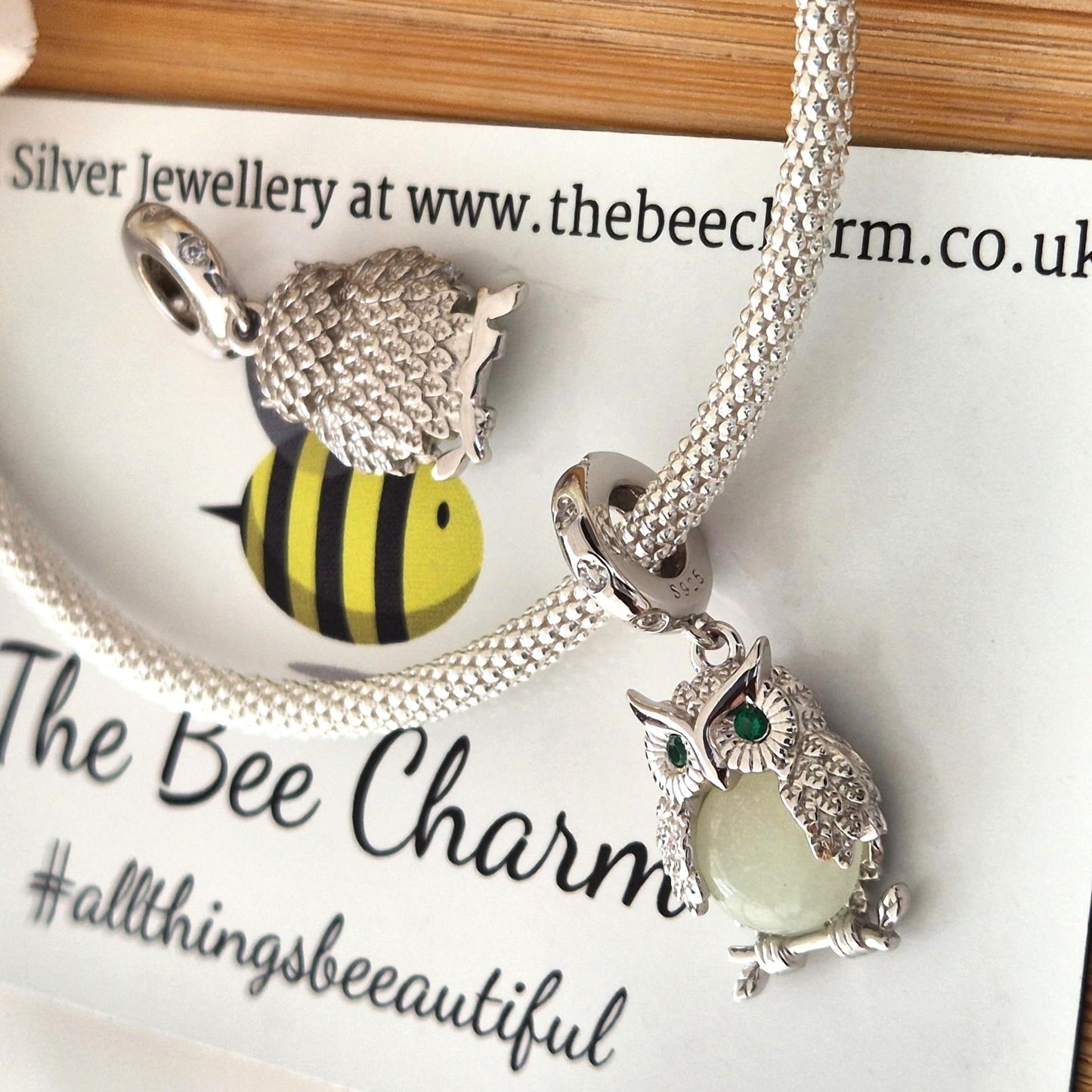 Owl Charm - The Bee Charm