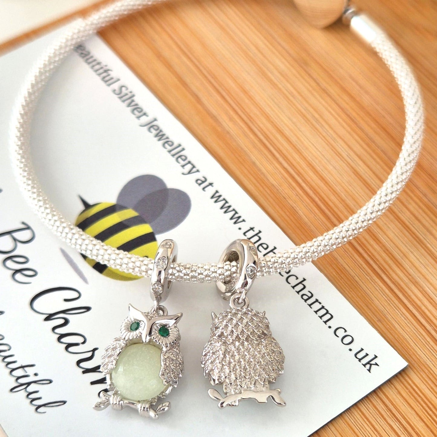 Owl Charm - The Bee Charm