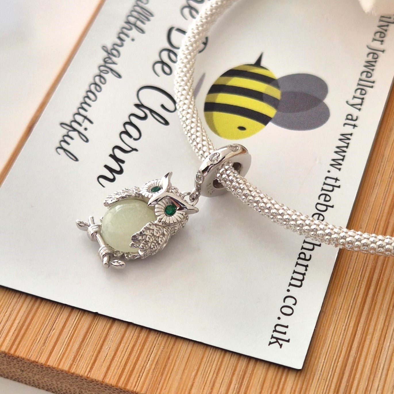 Owl Charm - The Bee Charm