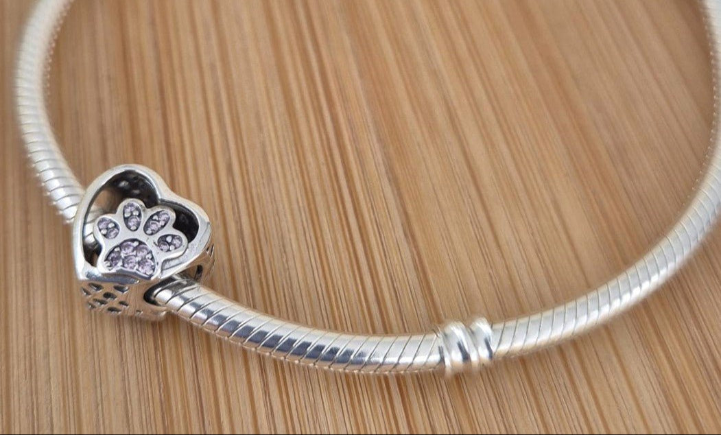 Paw Charm (Blush) - The Bee Charm
