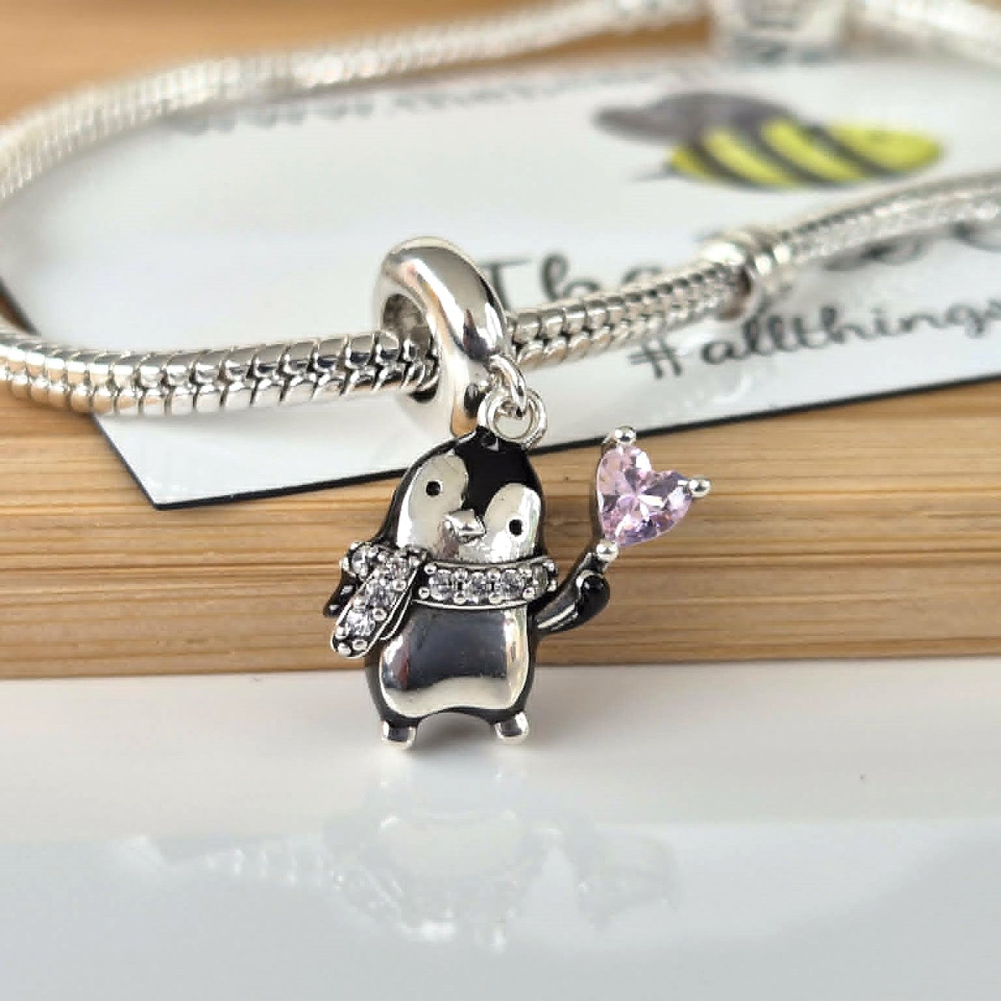 Penguin Charm - The Bee Charm
