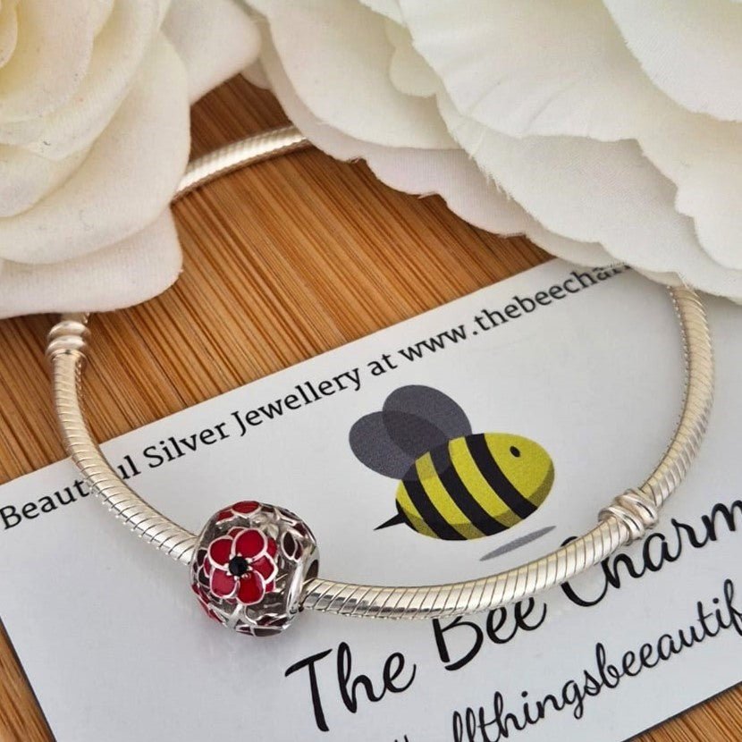 Poppy Charm - The Bee Charm