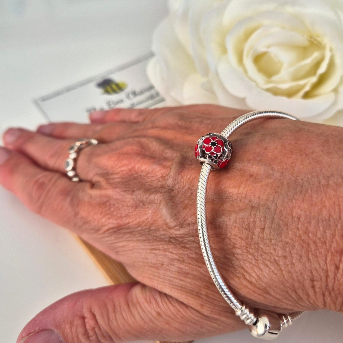 Poppy Charm - The Bee Charm