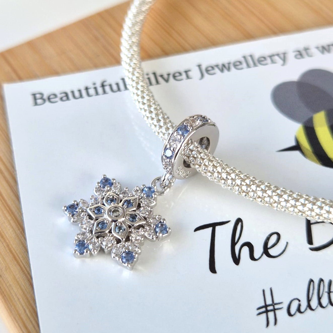 Snowflake Charm - The Bee Charm