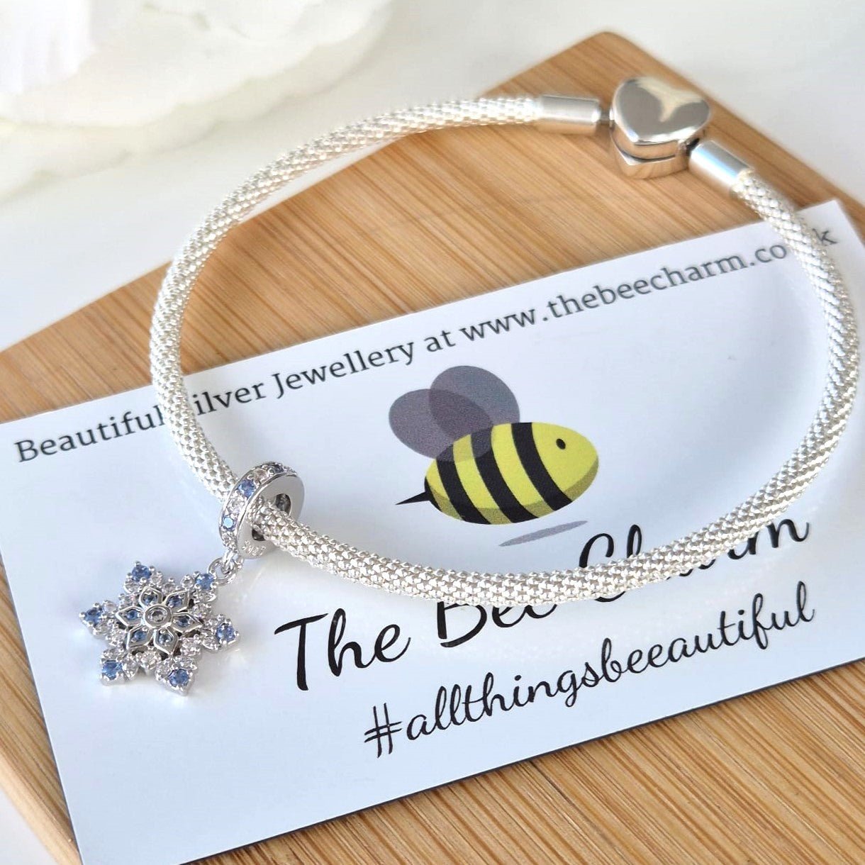 Snowflake Charm - The Bee Charm