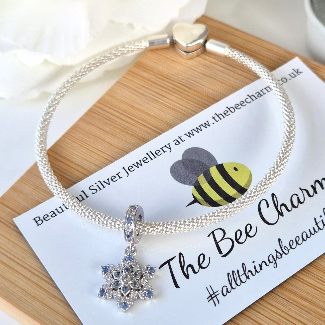 Snowflake Charm - The Bee Charm