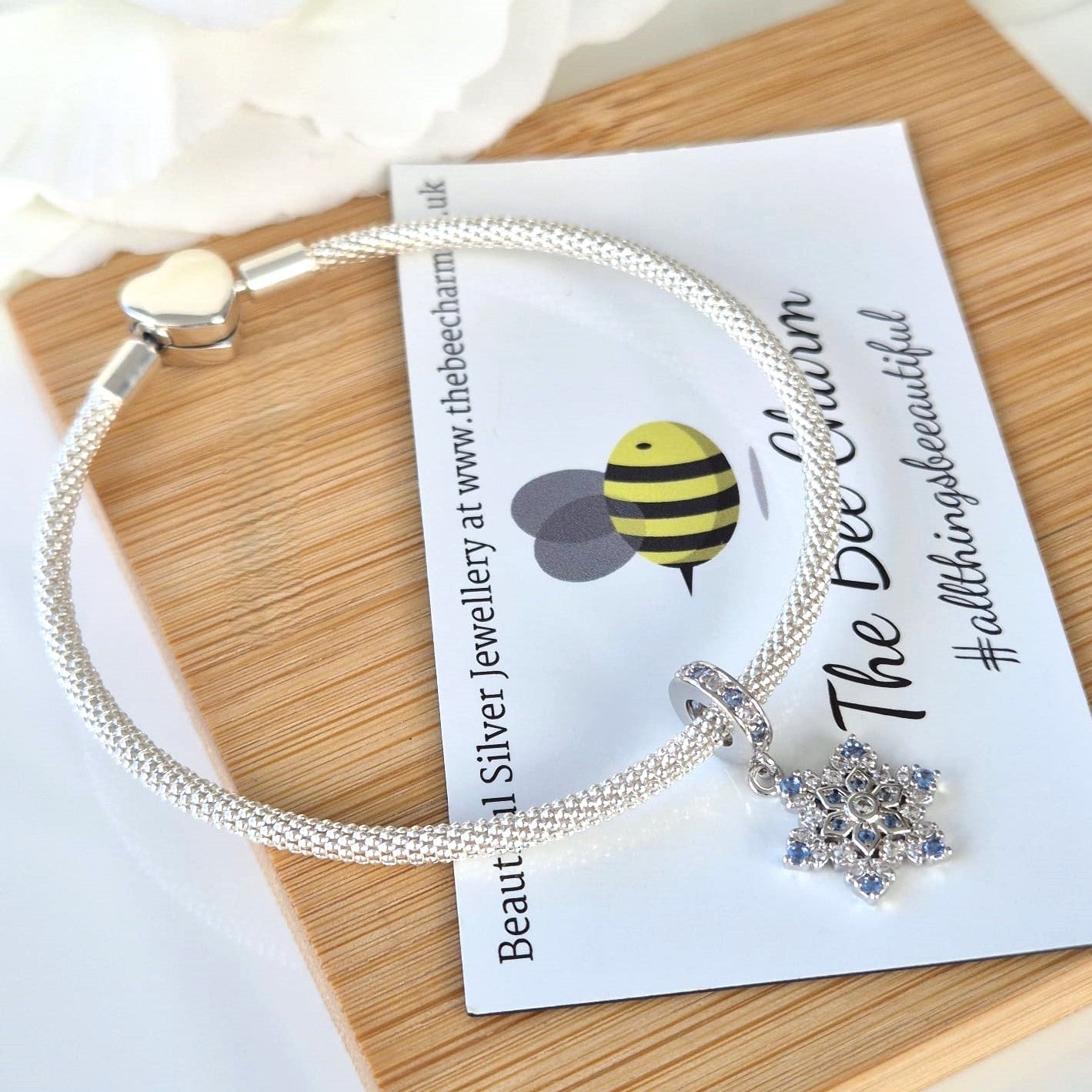 Snowflake Charm - The Bee Charm