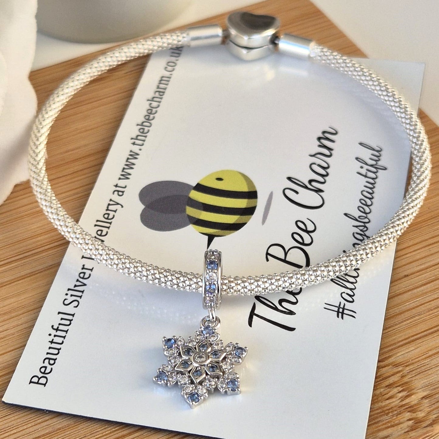 Snowflake Charm - The Bee Charm