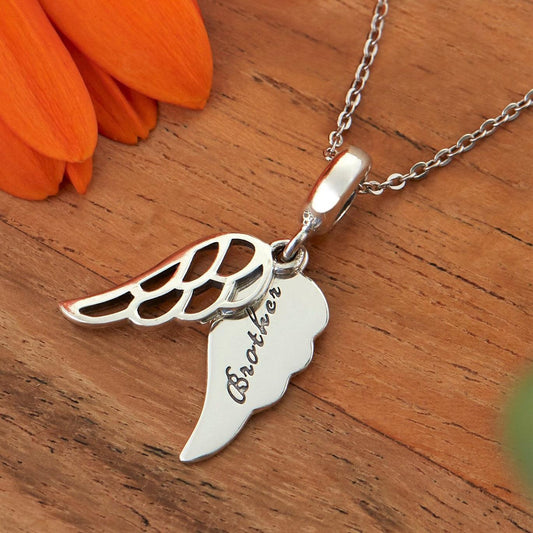 Angel Brother Charm - The Bee Charm