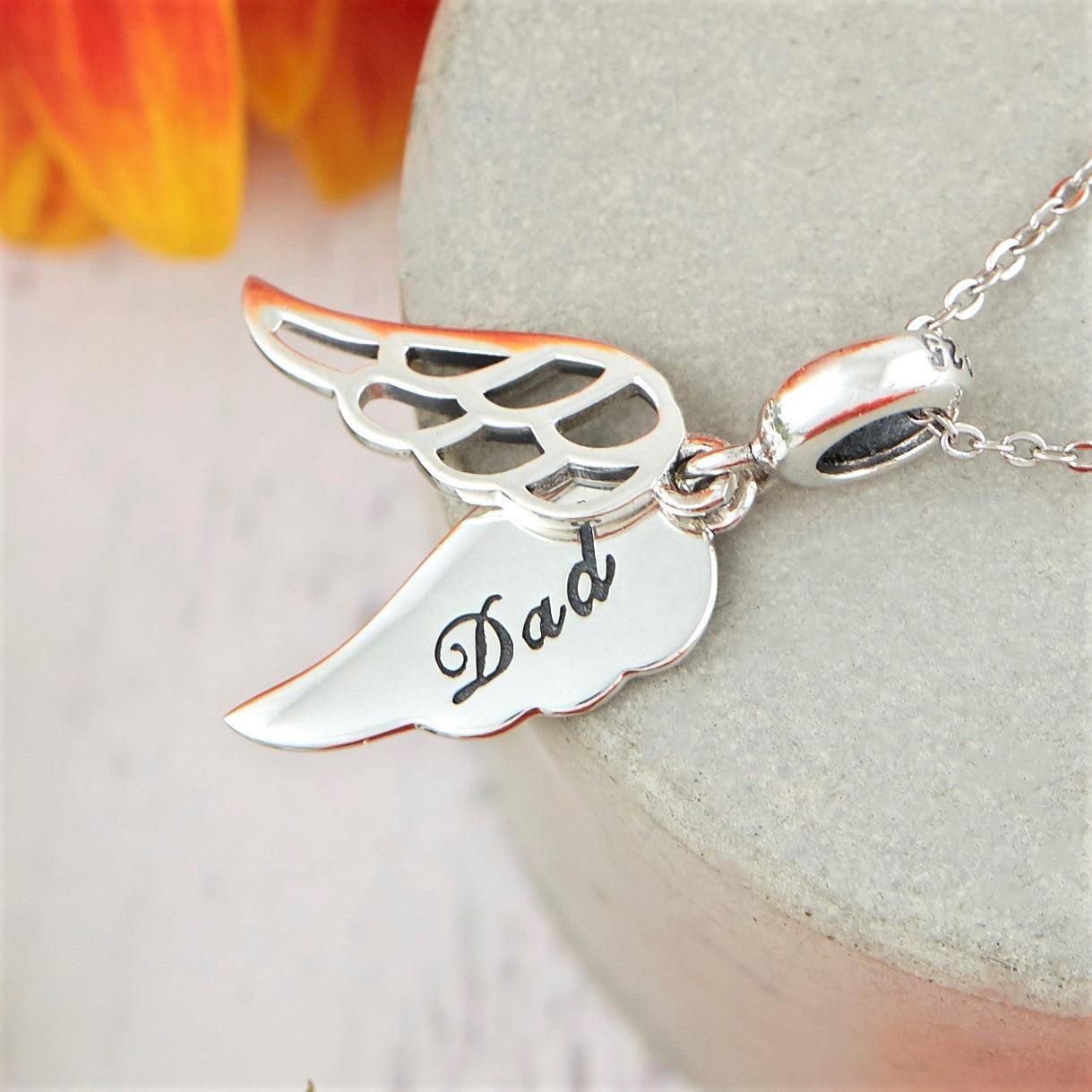 Angel Dad Charm - The Bee Charm