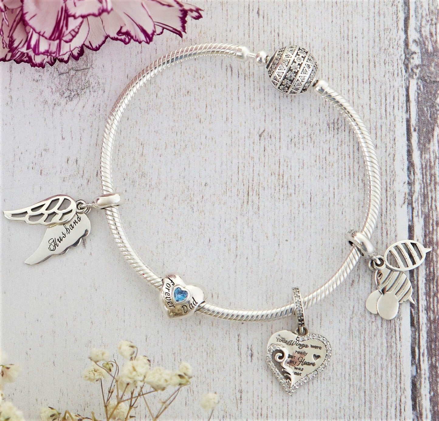 Angel Husband Charm - The Bee Charm