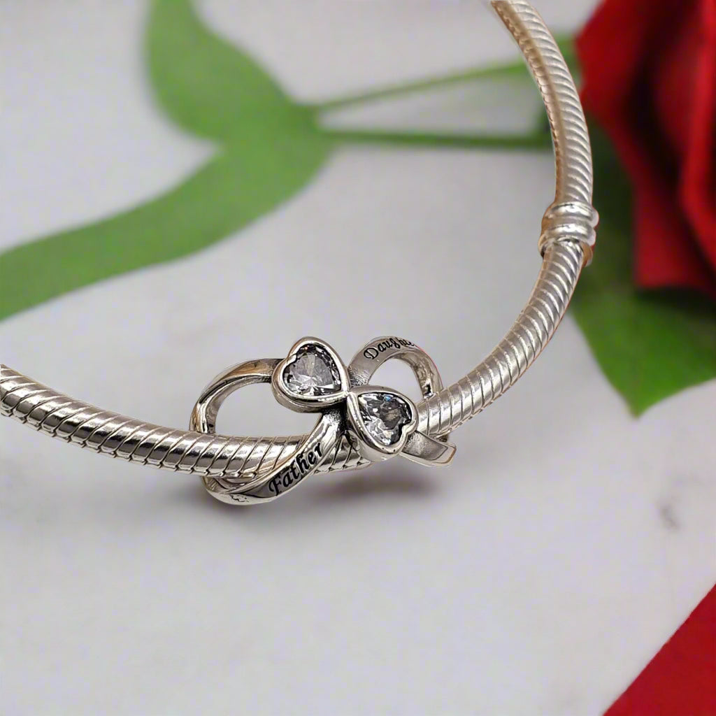 Father & Daughter Forever Charm - The Bee Charm