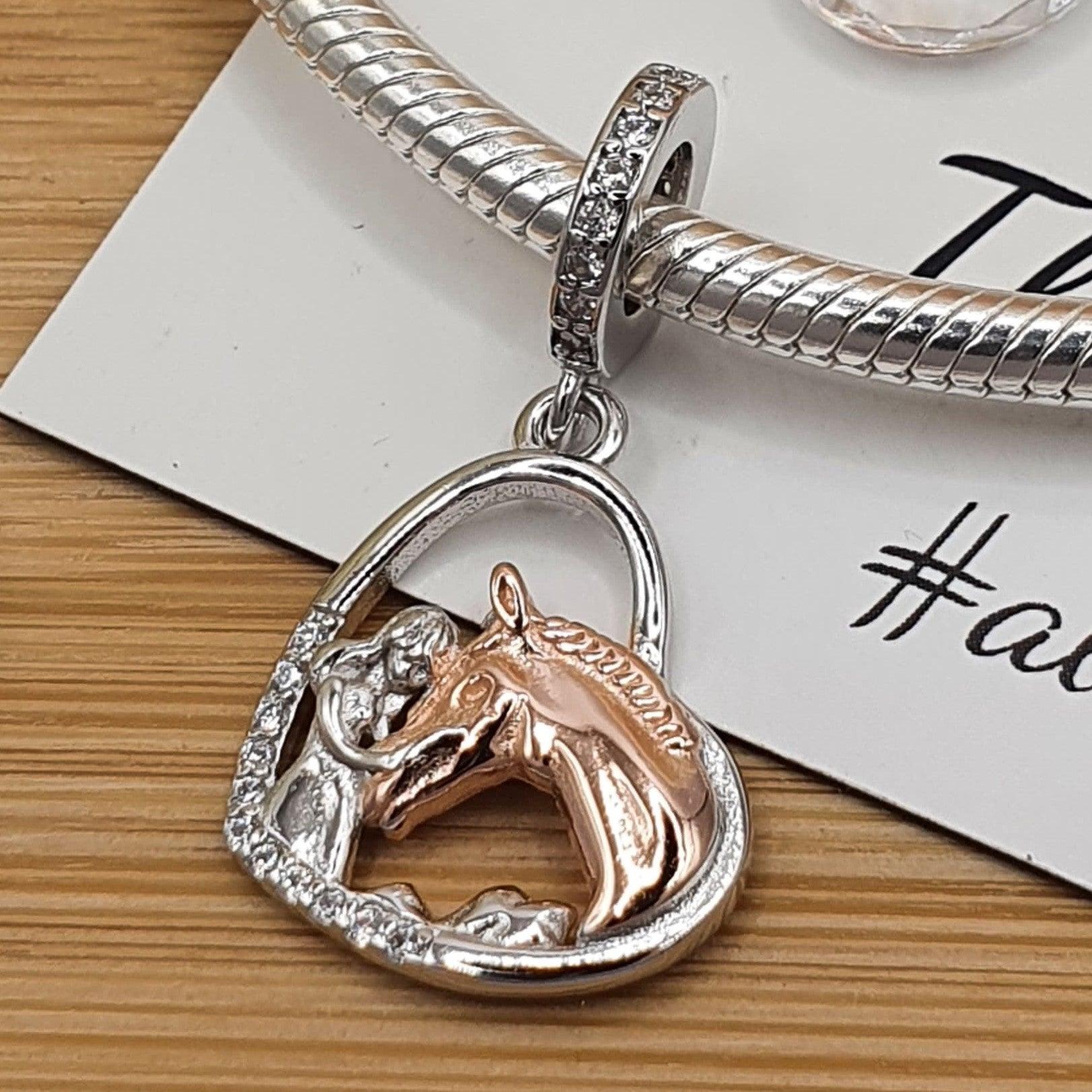 Horse Charms for Bracelets Silver Horse Charms – The Bee Charm