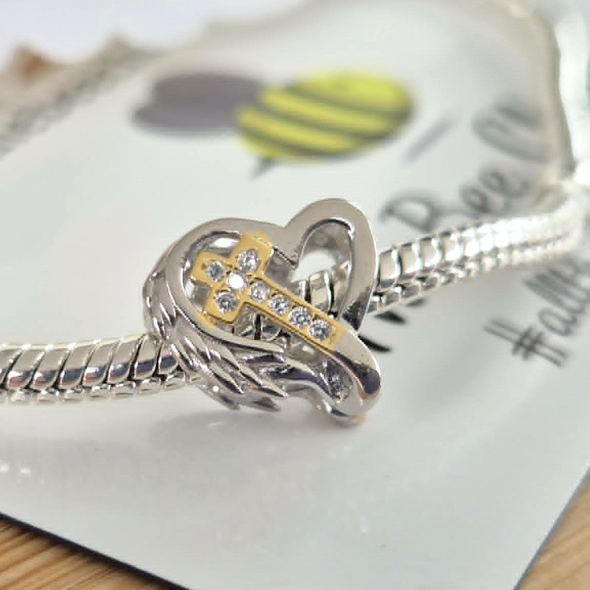 Angel Cross Charm