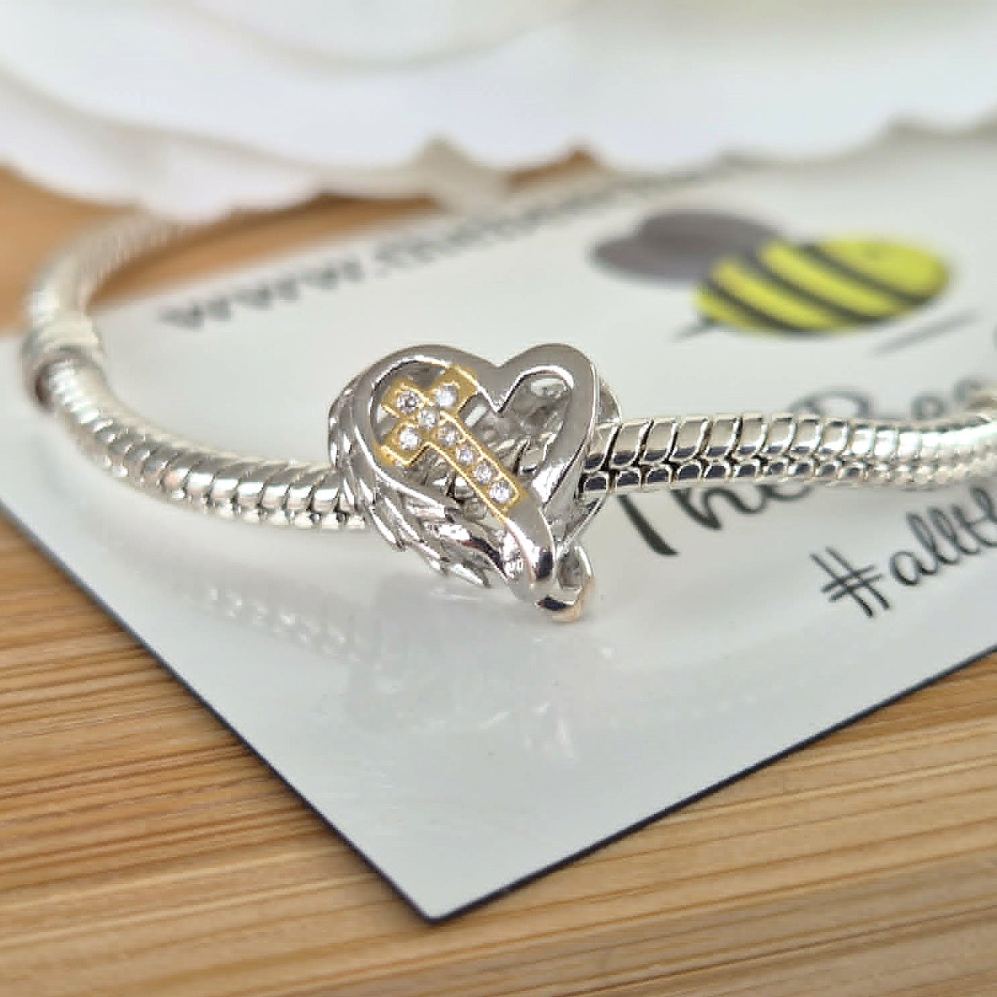 Angel Cross Charm