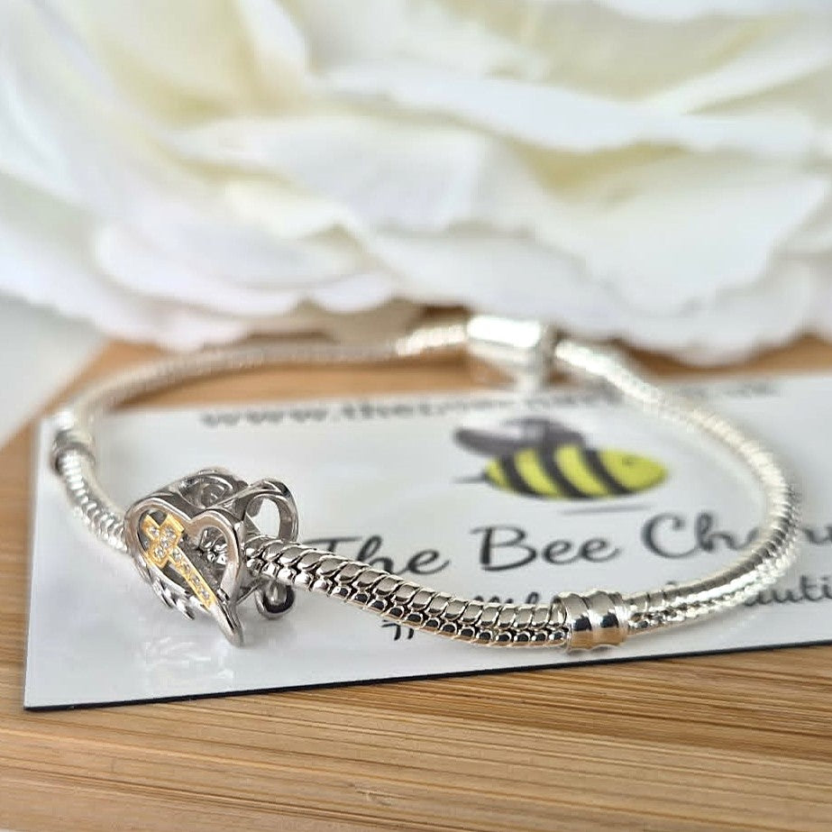 Angel Cross Charm