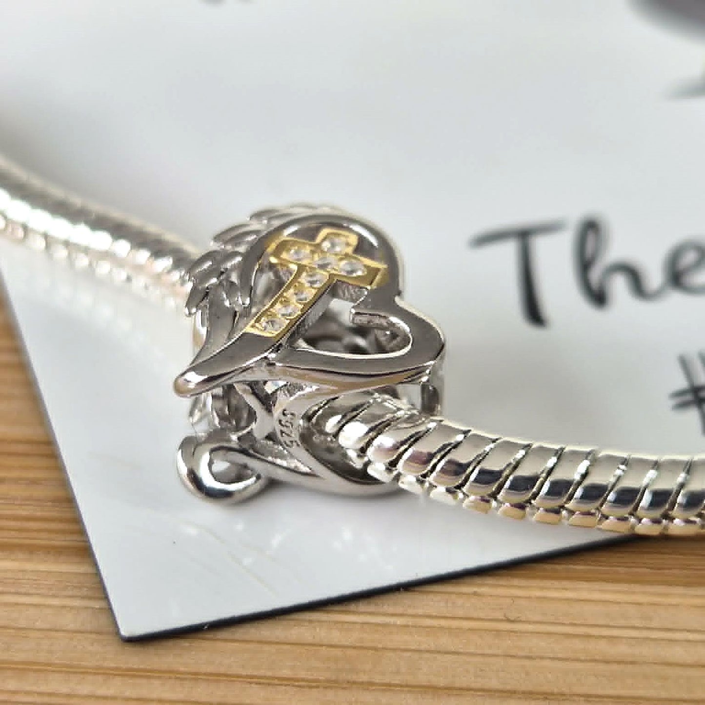 Angel Cross Charm