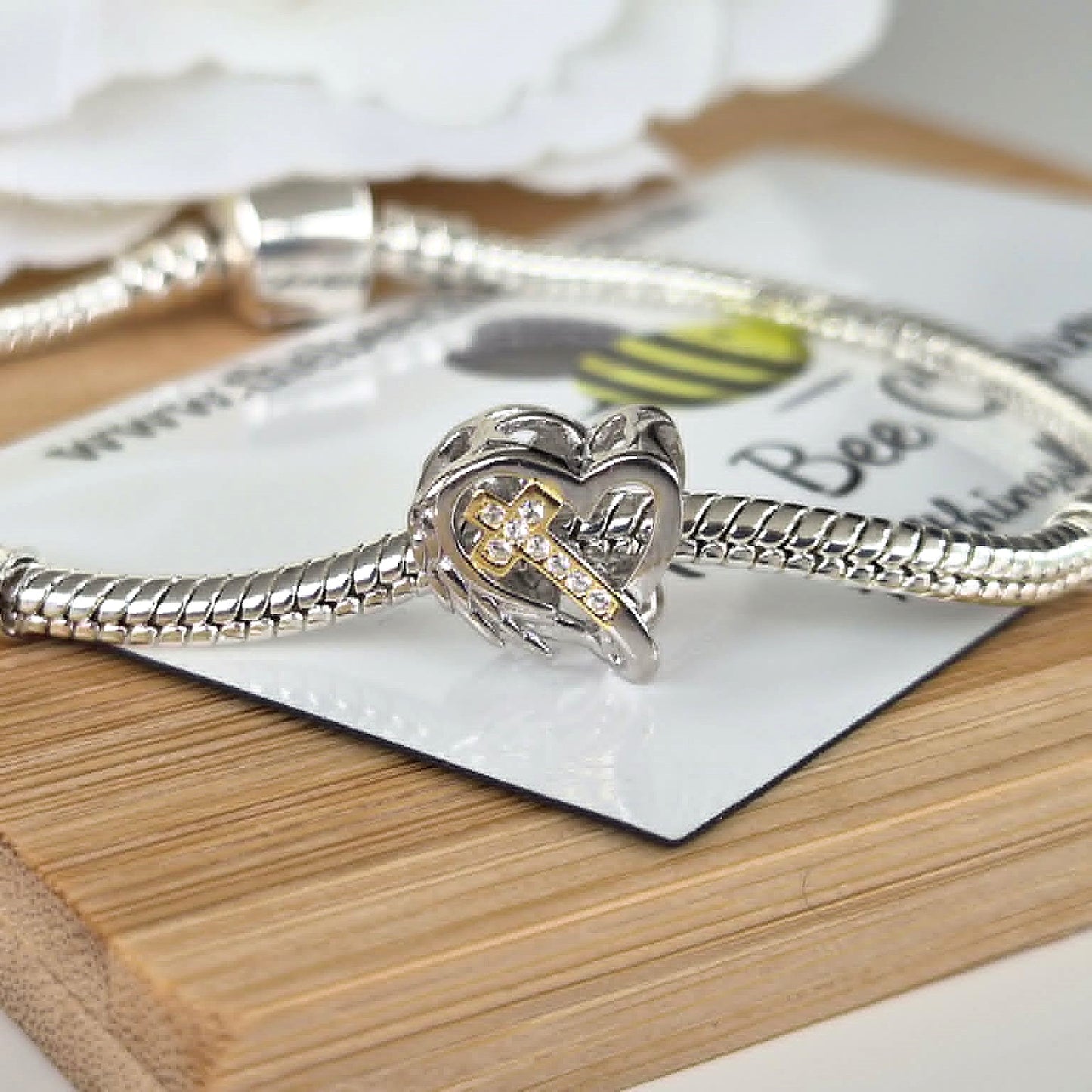 Angel Cross Charm