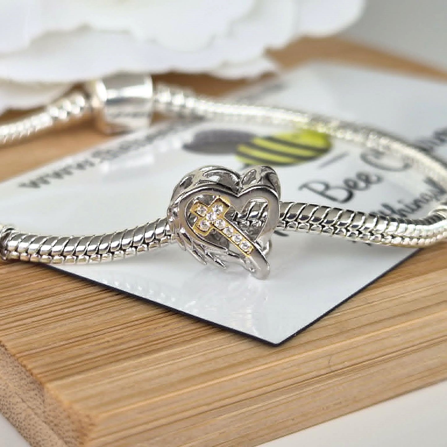 Angel Cross Charm