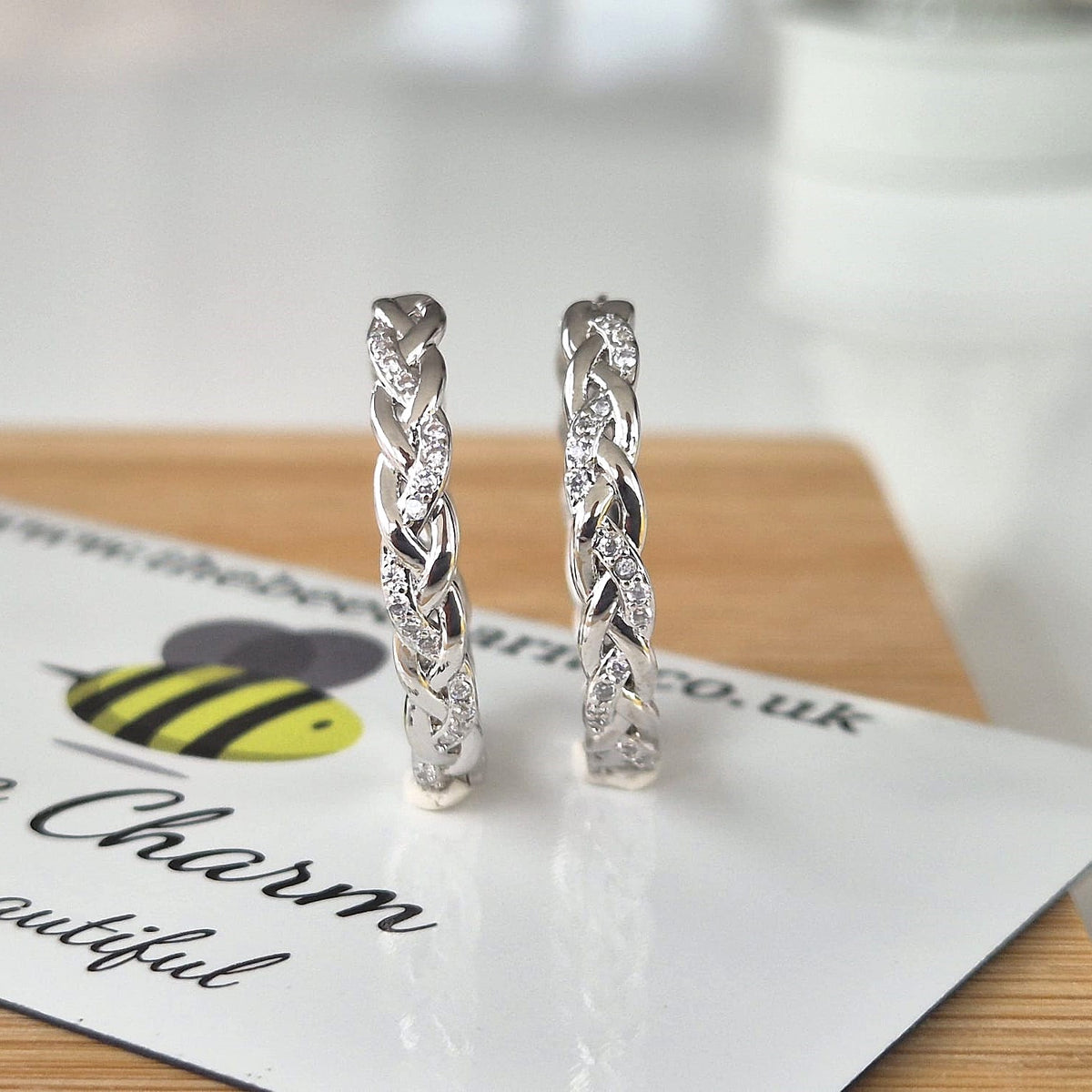 Braided Hoop Earrings
