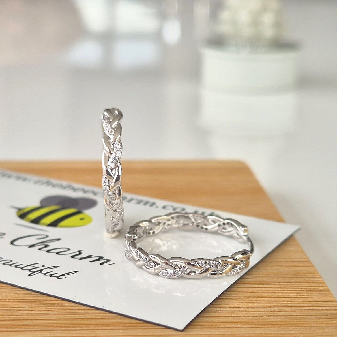 Braided Hoop Earrings