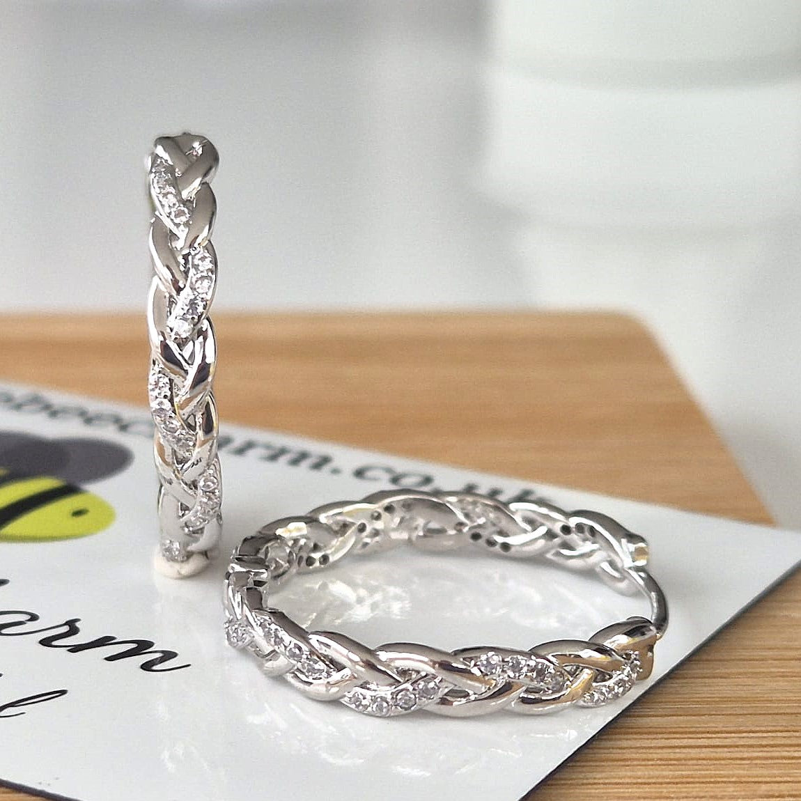 Braided Hoop Earrings