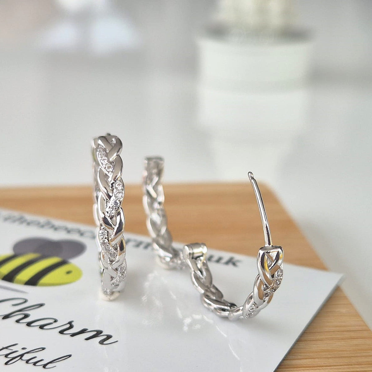 Braided Hoop Earrings