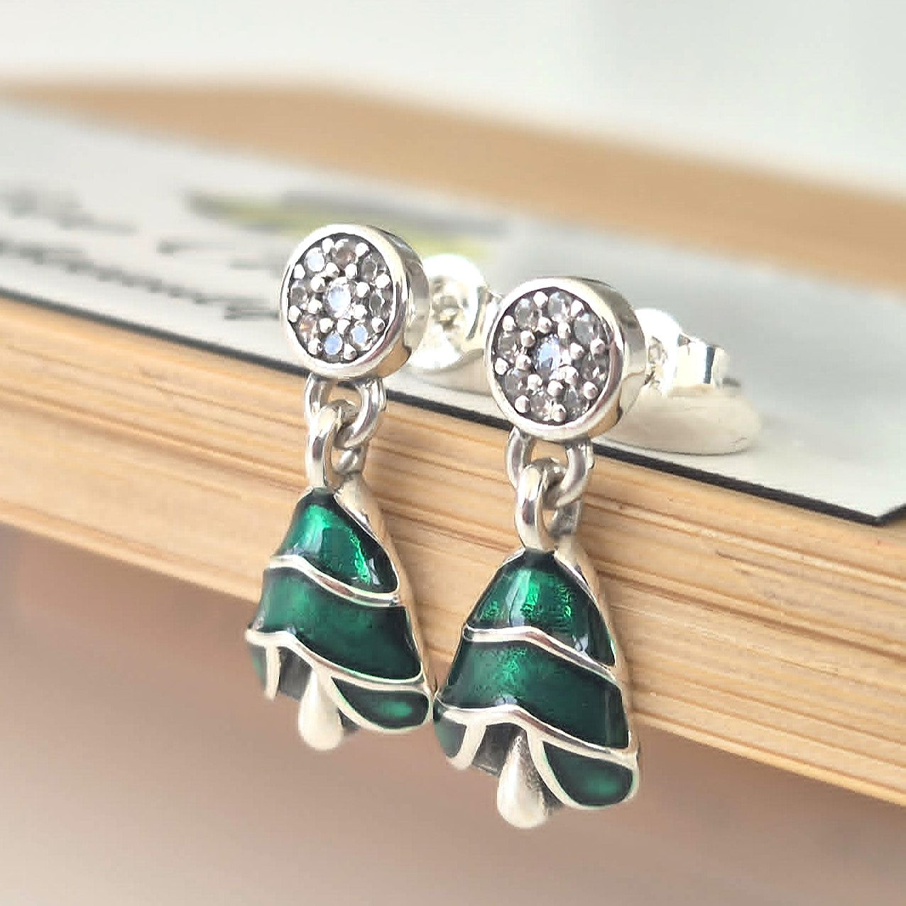 Christmas Tree Earrings