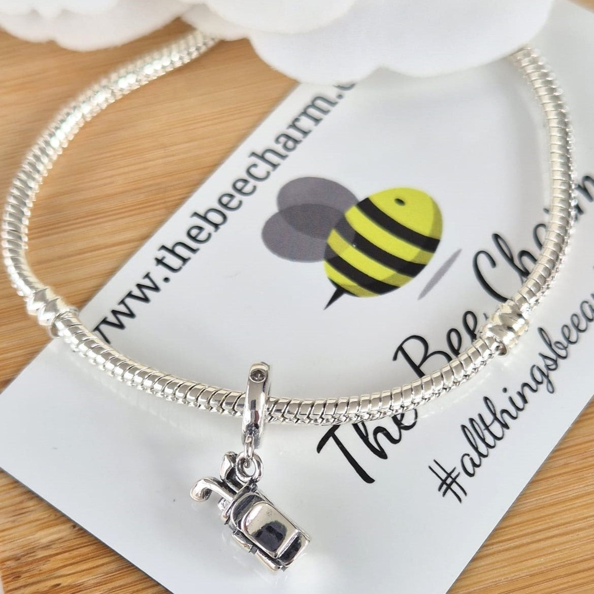 I Love To Golf Charm