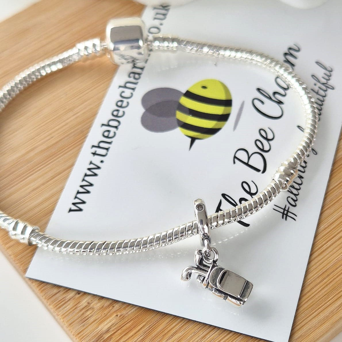 I Love To Golf Charm