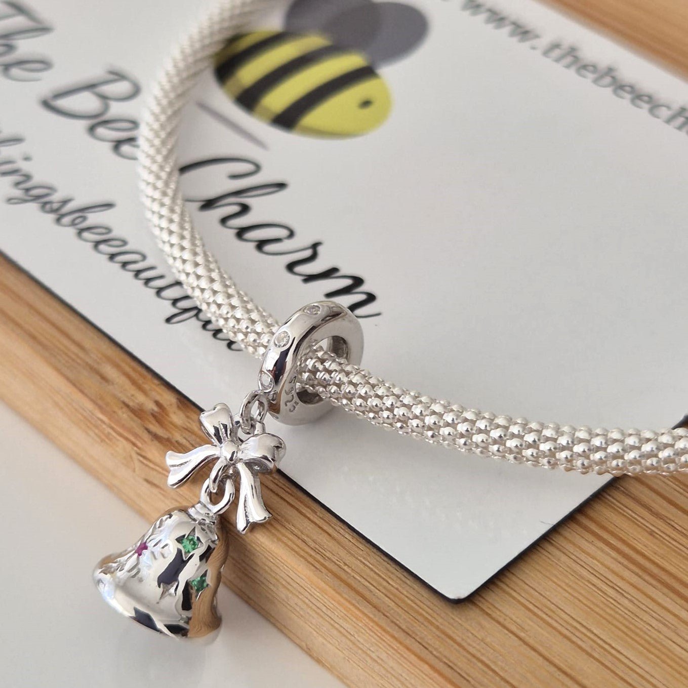 Bow Bell Charm - The Bee Charm