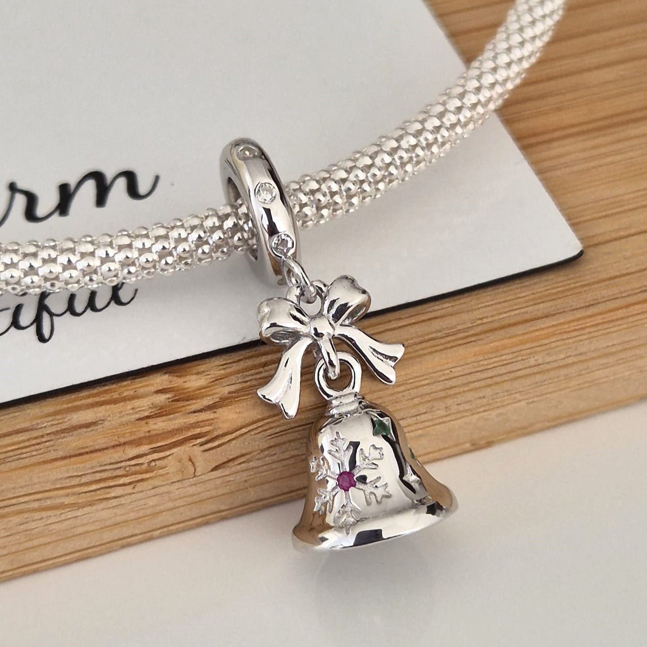 Bow Bell Charm - The Bee Charm