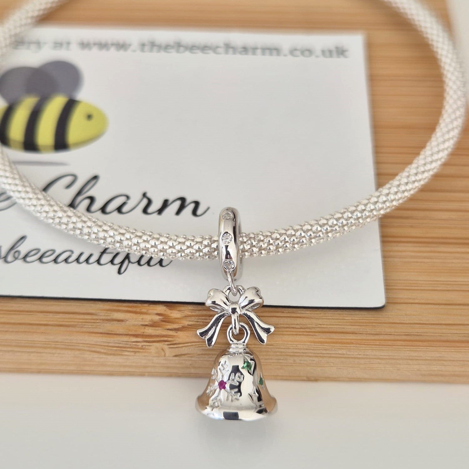 Bow Bell Charm - The Bee Charm
