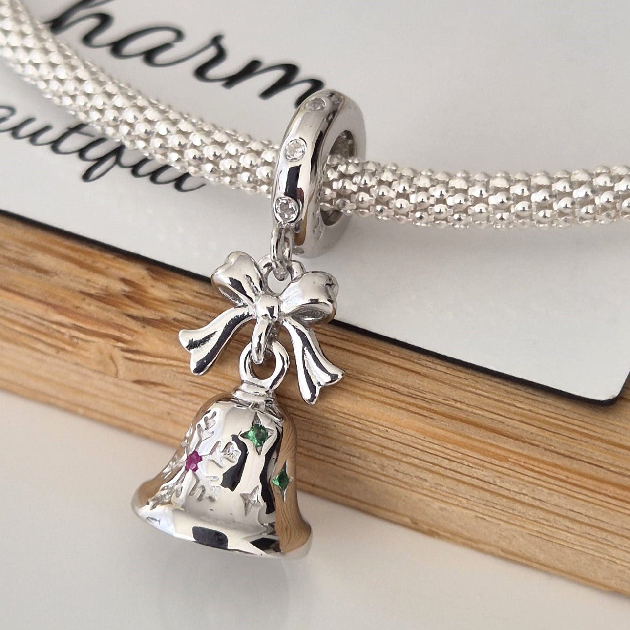 Bow Bell Charm - The Bee Charm