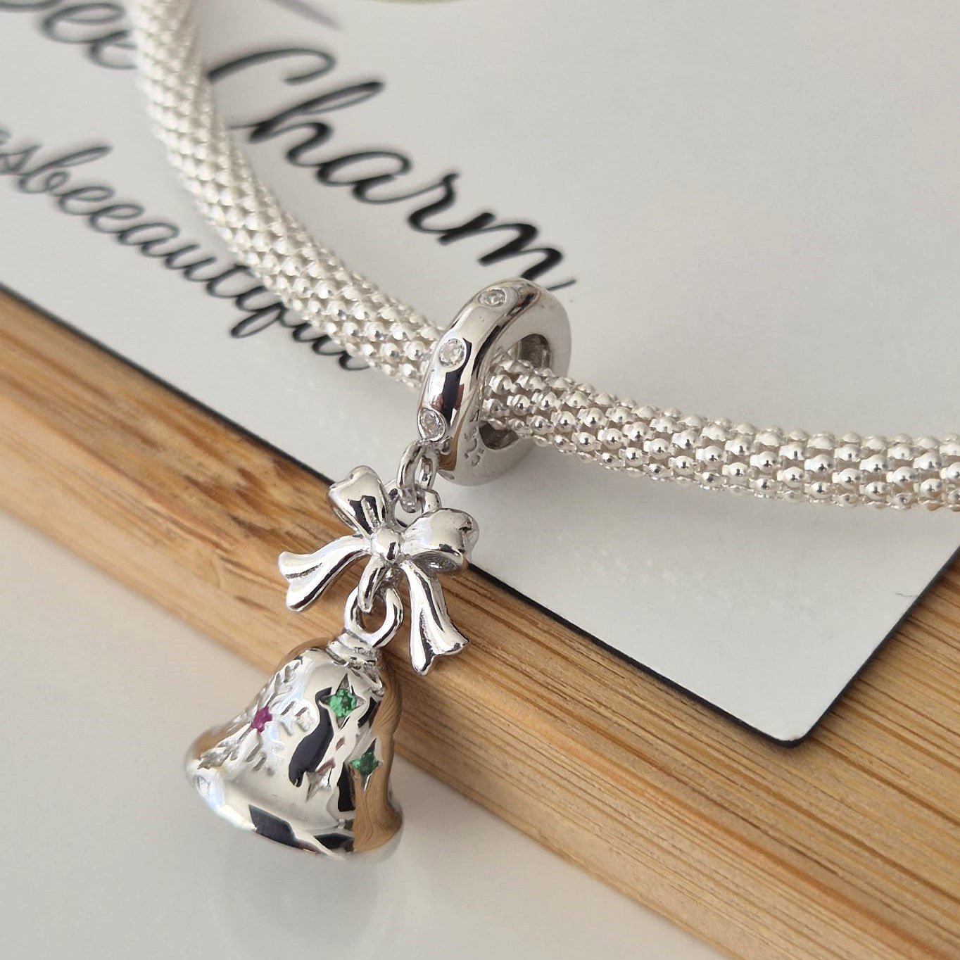 Bow Bell Charm - The Bee Charm